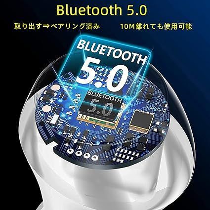 在庫セール】ワイヤレス イヤホン Bluetoothイヤホン 瞬時接続 音量