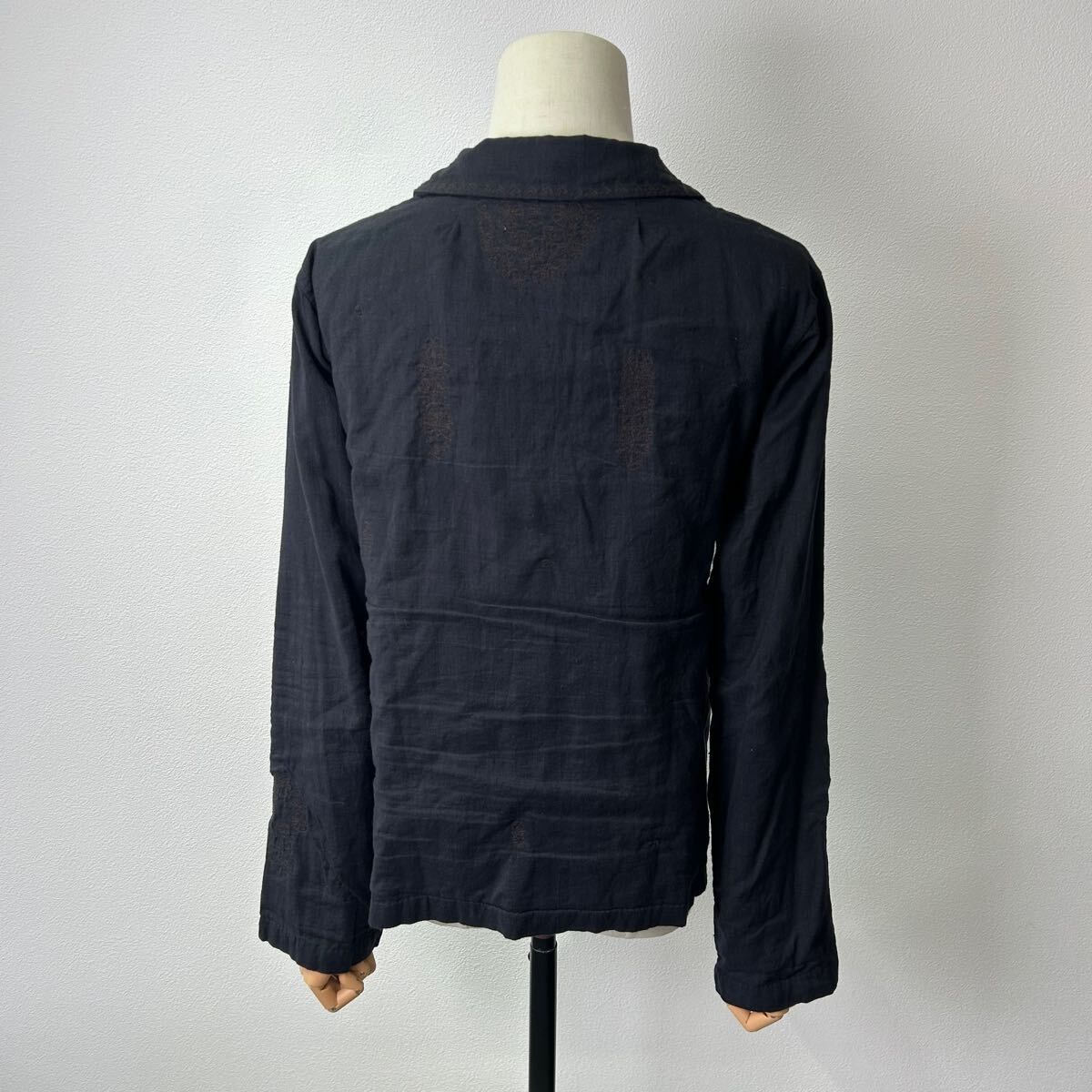 F8331001 HaaT ISSEY MIYAKE ハート イッセイミヤケ 総柄刺子シャツ 