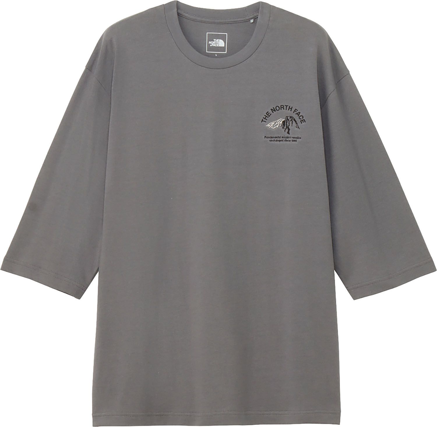 ザ ノース フェイス THE NORTH FACE アウトドア クォータースリーブワンポイントロゴティー 3 4 SLEEVE ONE POINT LOGO TEE メンズ Tシャツ 長袖 ウェア ロゴウェア トップス NT32537 SP スモークドパール