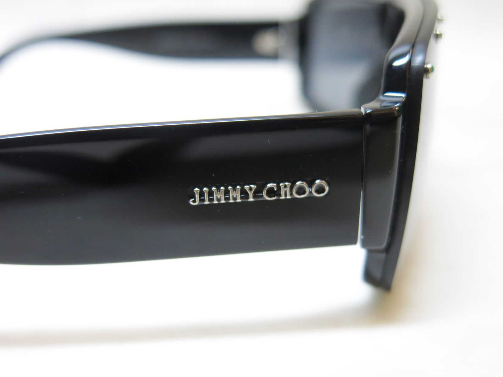 JIMMY CHOO ブラックサングラス ケース付き最終値下げ SOL | ブラック・キャットアイフレームサングラス | ジミー チュウ