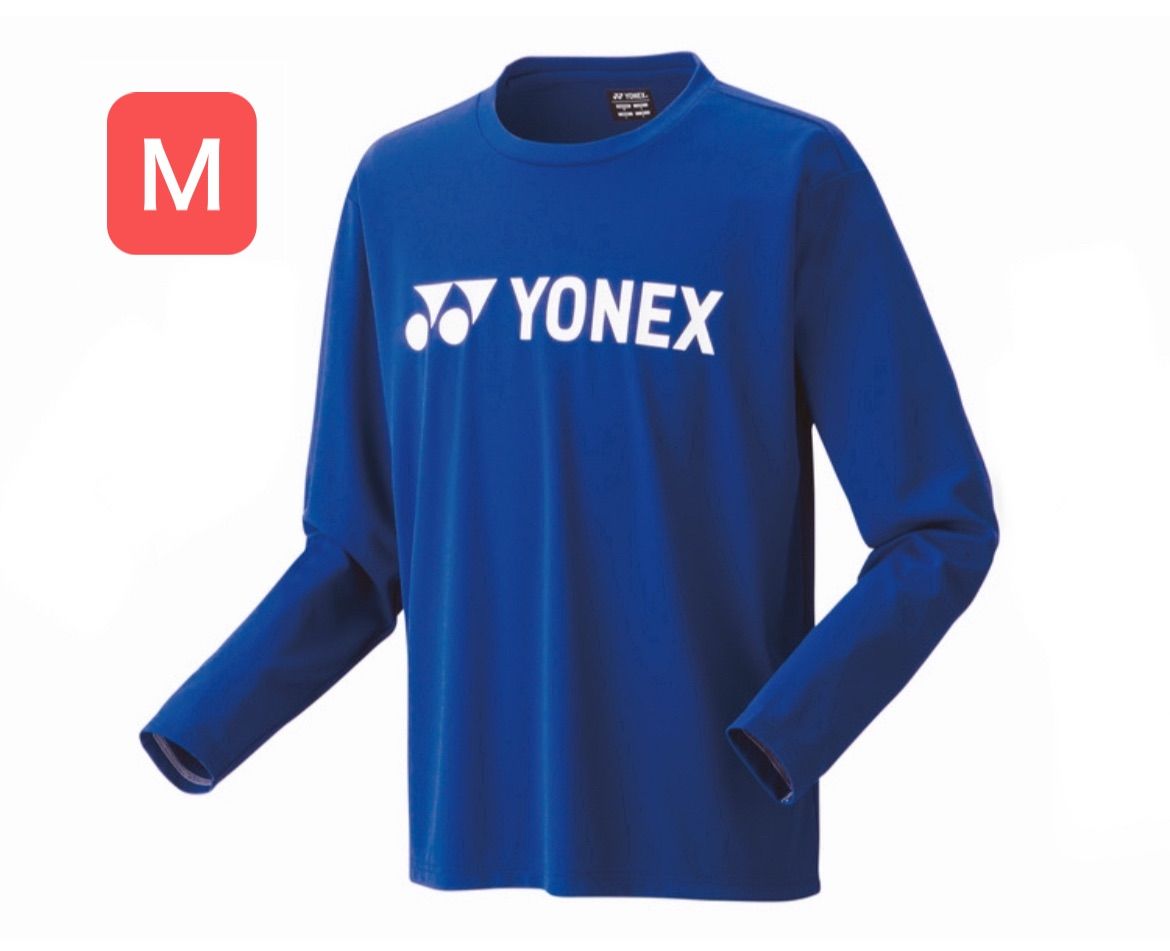 YONEX バドミントンシャツ Mサイズイエロー/ブルー YONEX/ヨネックス