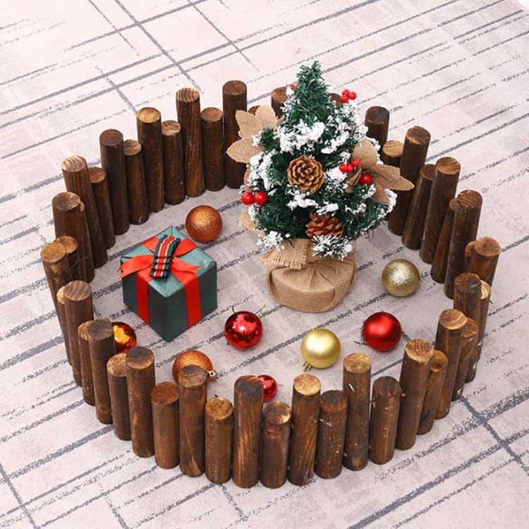 クリスマスツリー 丸太 脚隠し 目隠し 装飾 長さ90cm ツリー 装飾 飾り