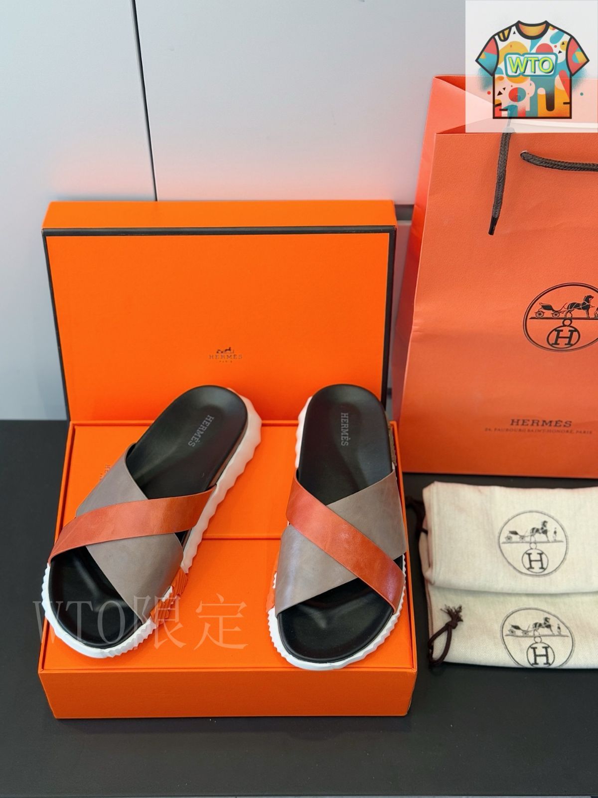 HERMES エルメス メンズ サンダル スリッパ05-ZO32 - メルカリ