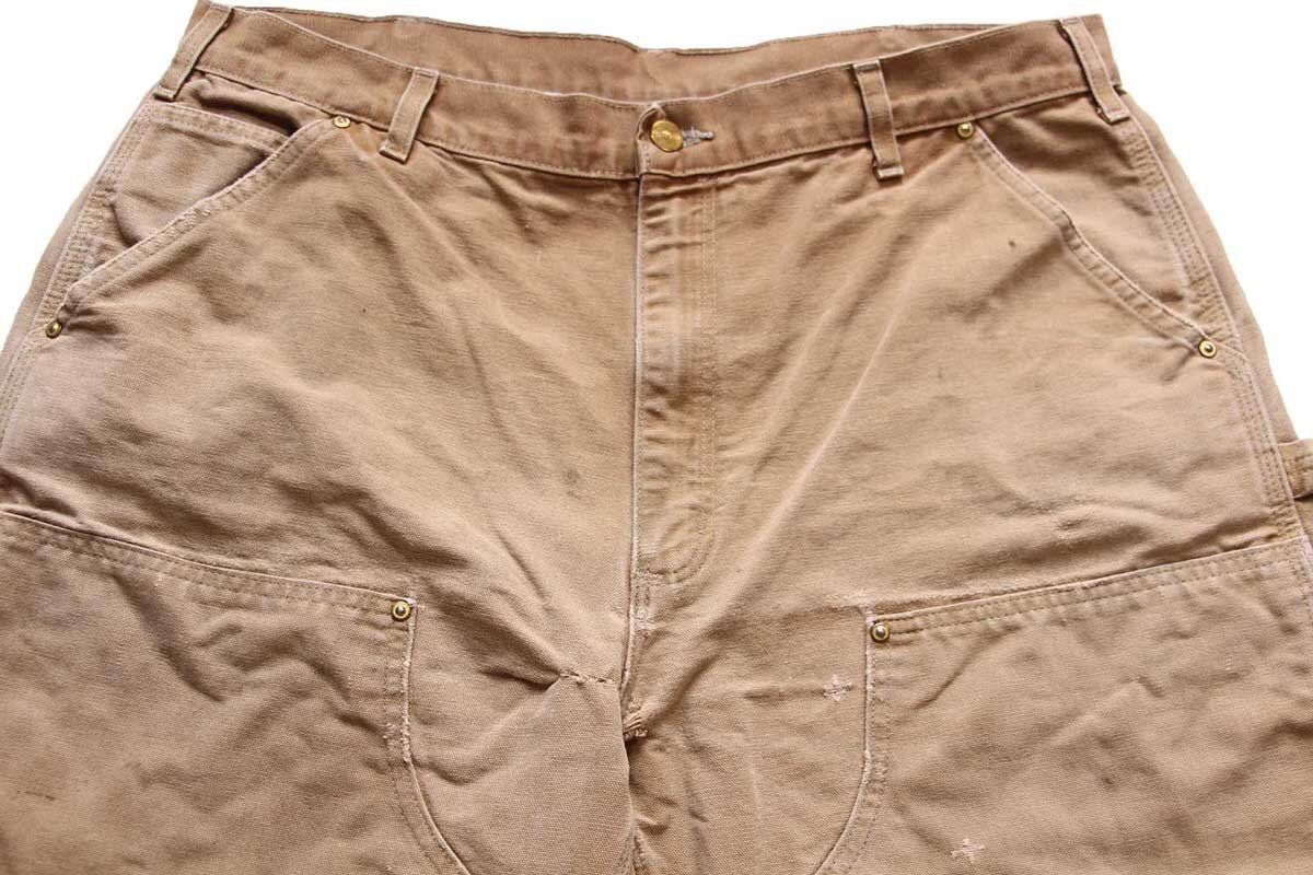 カーハート　ダック　ブラック　ペインター　USA w38 希少 USA製 ブラック ダブルニー【CARHARTT カーハート 黒