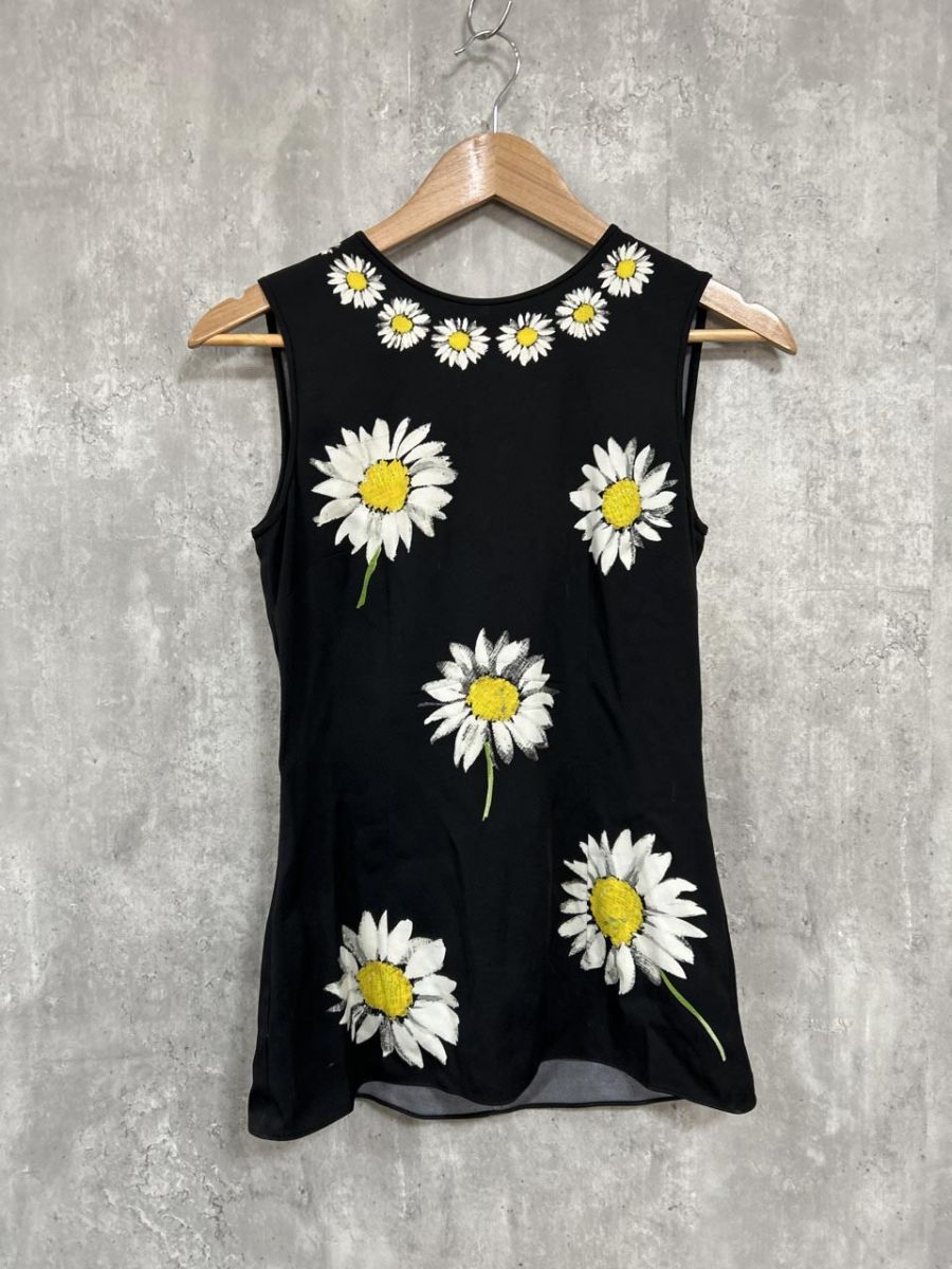 Dolce&Gabbana ドルチェ＆ガッバーナ シルク混 ノースリーブ 花