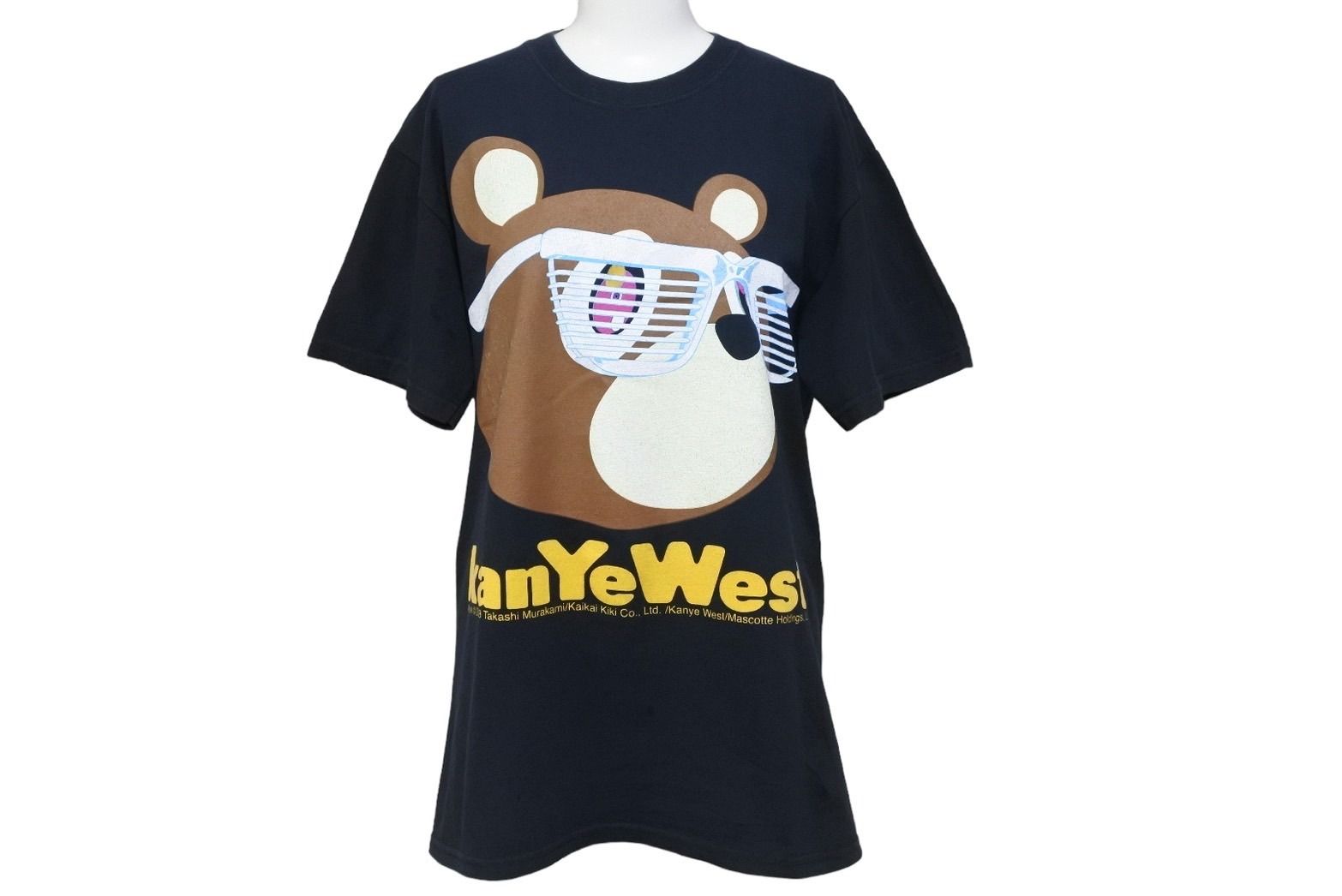 KANYE WESTx村上隆 カニエウエスト 半袖Tシャツ 熊 glow in the dark 