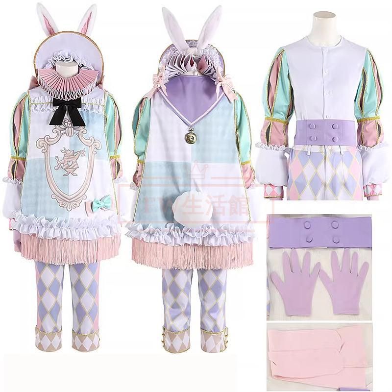 ツイステッドワンダーランド ツイステ 薔薇の王国のホワイトラビット フェス エペル フェルミエ コスプレ衣装 cosplay 仮装 kkkntt