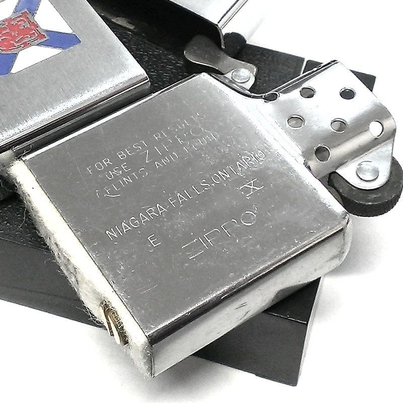 ZIPPO ライター カナダ製 1989年製 オンタリオ製 ノバスコシア州 州旗 