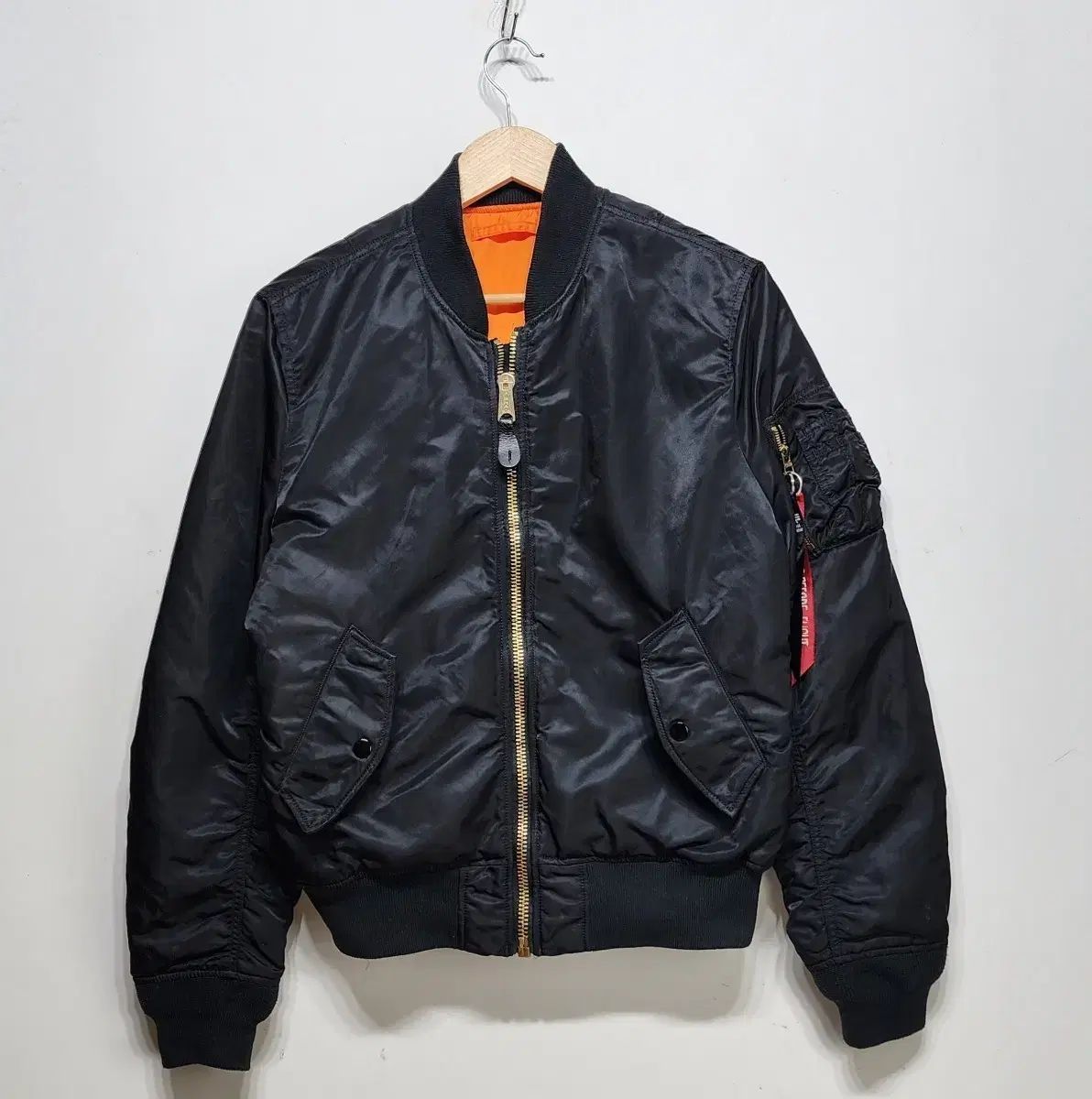 ALPHA INDUSTRIES(アルファ インダストリーズ) ALPHAINDUSTRIES MA-1 MA ー 1 フライトジャケット ブラック S