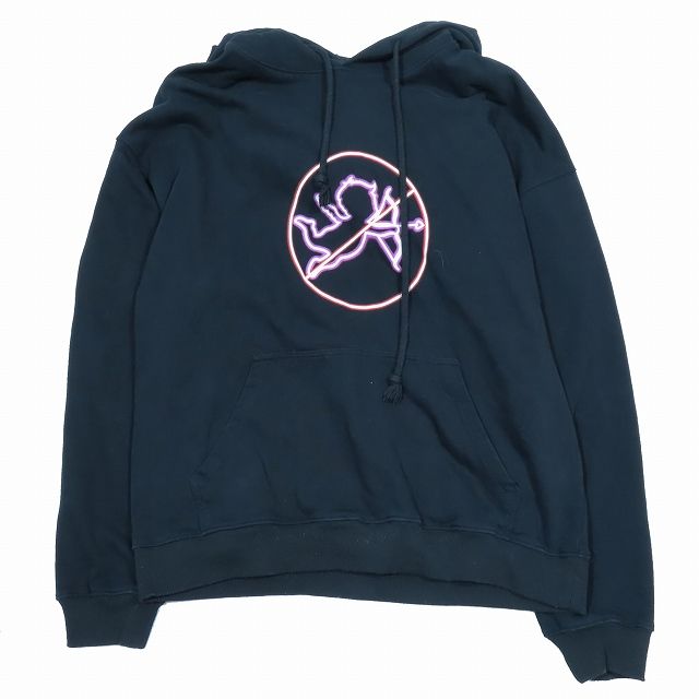 21AW ヴェトモン ベトモン VETEMENTS This Is No Time For Romance Hoodie スウェット パーカー  フーディ 長袖 プリント カットソー プルオーバー L 黒 ブラック UAH20TR683/8YBA2 メンズ - メルカリ