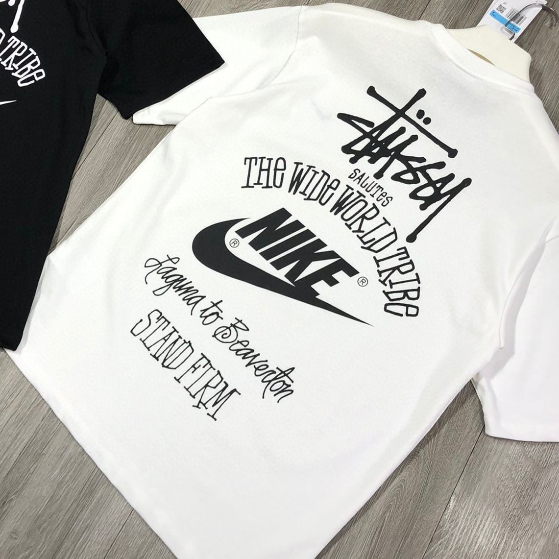 上質で快適 希少 Nike 2枚 男女兼用 Tシャツ ダイス ステューシー 