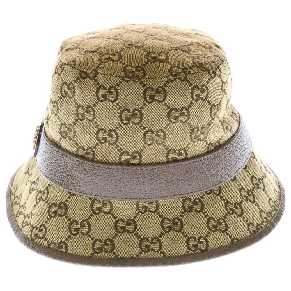 GUCCI グッチ　GGキャンバス フェドラハット　バケハ グッチ キッズ〔チルドレンズ〕オリジナルGG フェドラハット