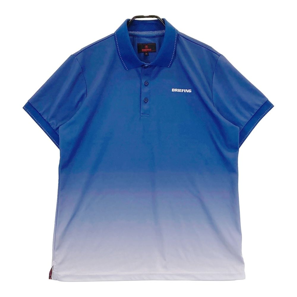 ブリーフィング　ポロシャツ　XL ネイビー　ゴルフ　シャツ サイズ：XL BRIEFING GOLF ブリーフィング 半袖ポロシャツ