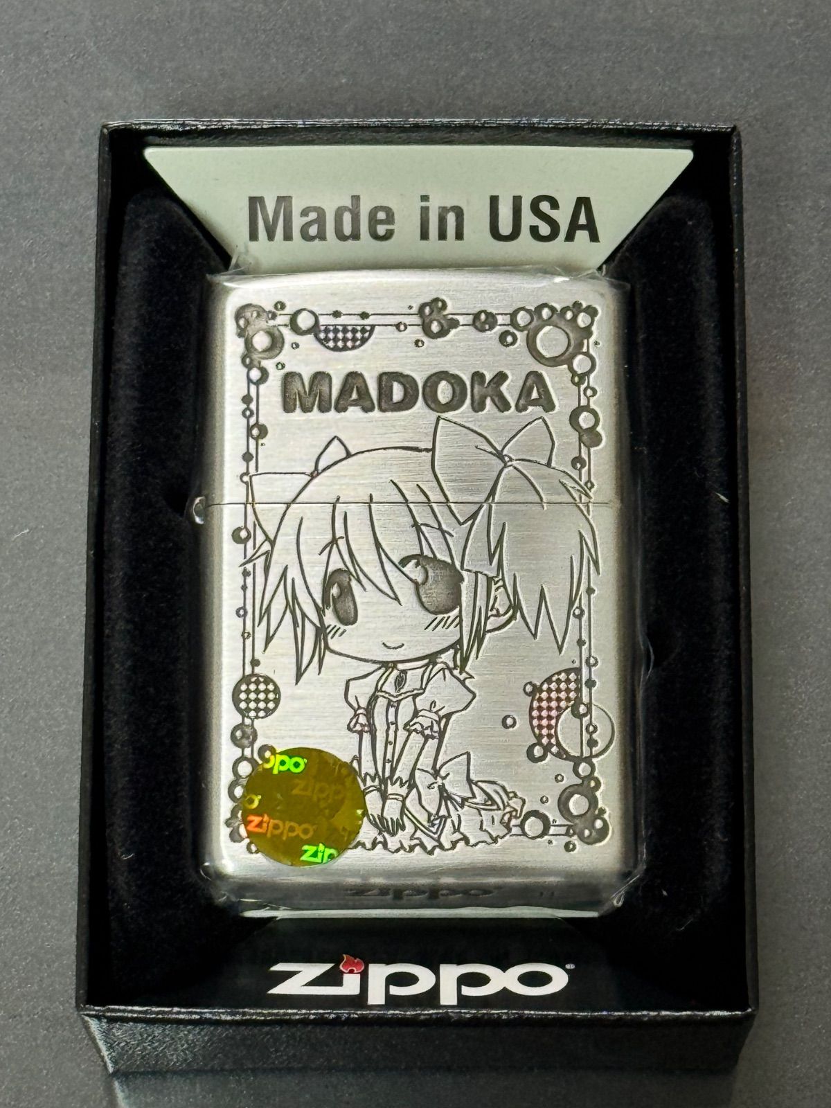 暁美ほむら　Zippo 魔法少女まどか☆マギカ ZIPPOライター 暁美ほむら メタルVer
