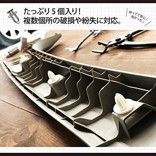 エーモン amon プラスティリベット トヨタ車用 タイヤハウス リアバンパーアンダー用 5個入 3803 HRDEVELOPMENT_JP