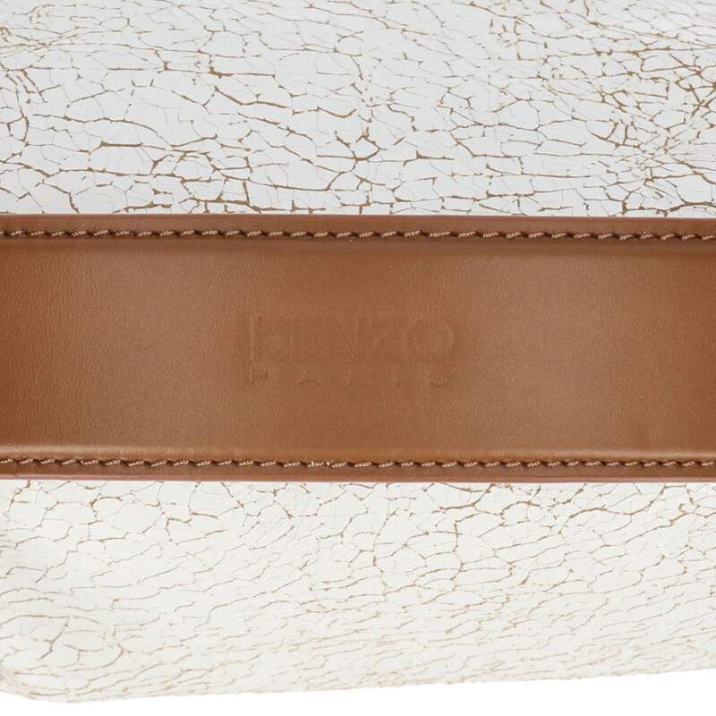 ケンゾー KENZO FUROSHIKI カウレザーショルダーバッグ レディース  