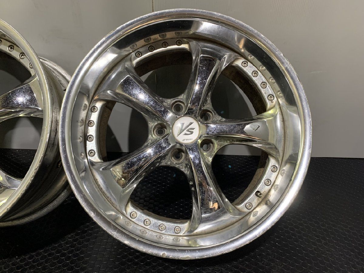 絶版 WORK VS-KF ワーク 社外ホイール 18インチ 4本 8J/9J5HPCD114.3+