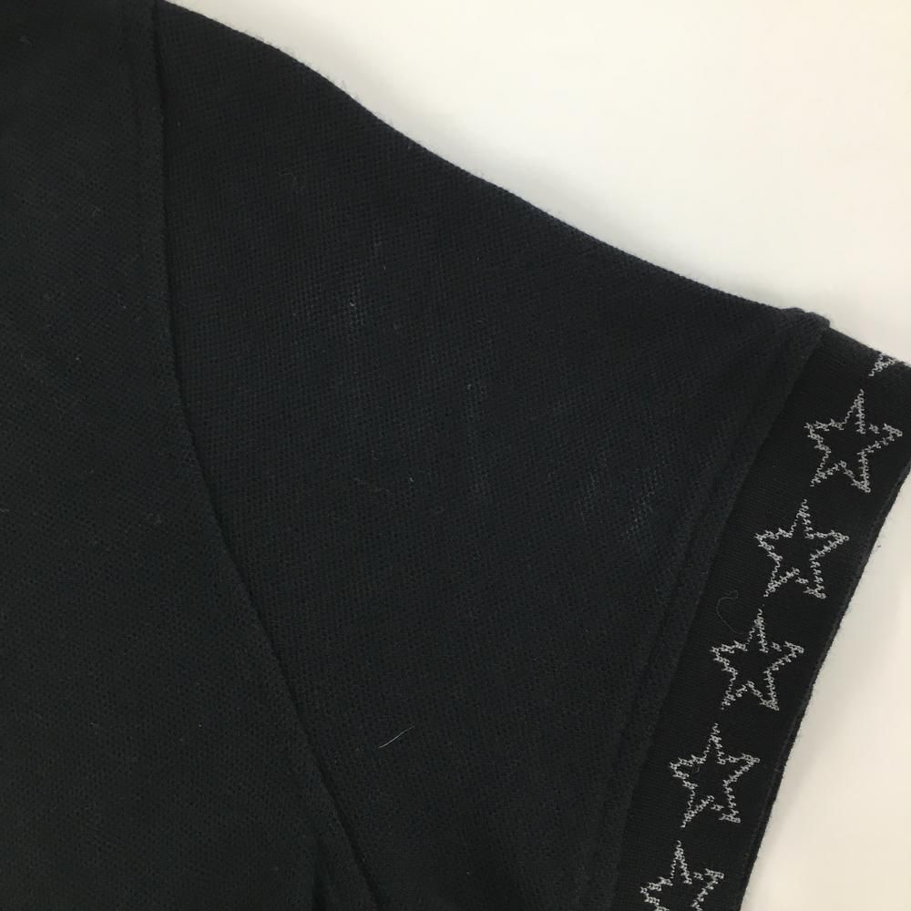 美品 マークアンドロナ 長袖ポロ XL 日本製 ゴルフ 黒 スカル刺繍高機能素材 美品/ XLサイズ MARK&LONA マークアンドロナ ポロシャツ 半袖