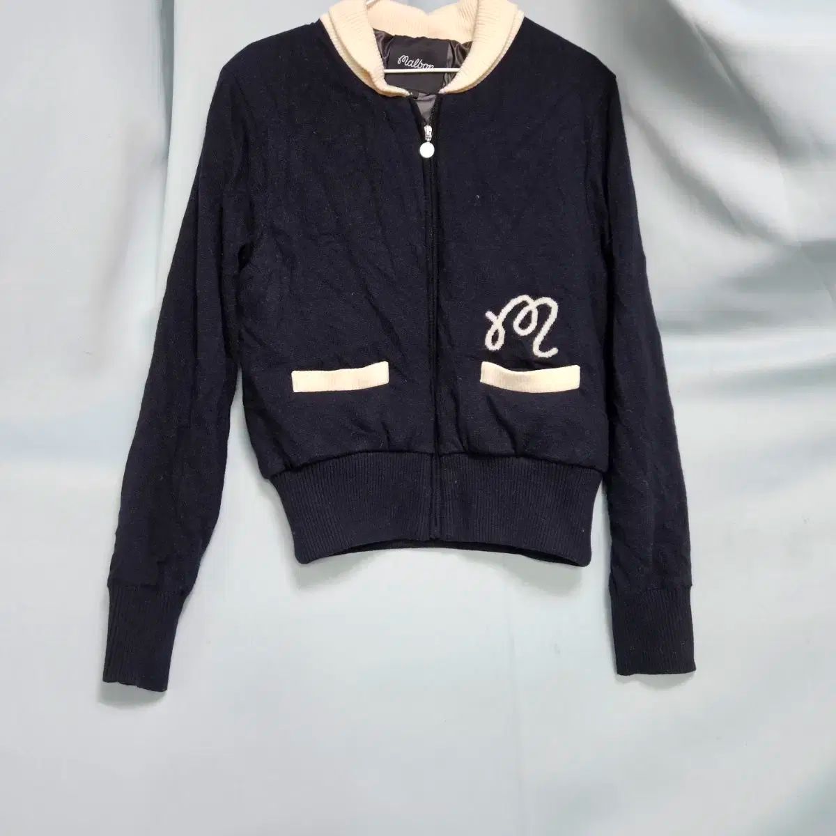 ジップアップ カーディガン