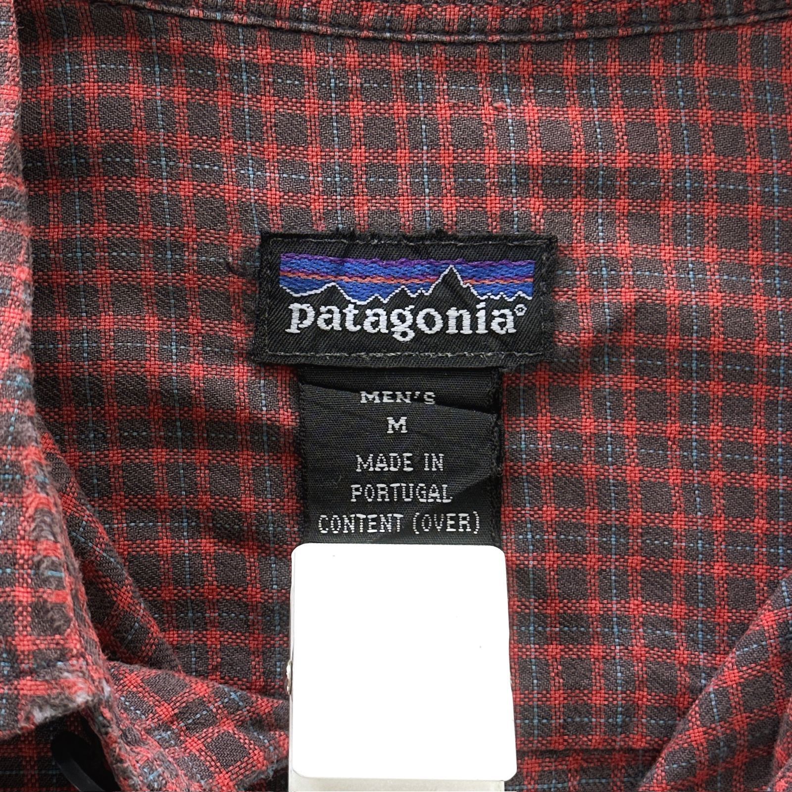 90s パタゴニア ポルトガル製 ライト フランネルシャツ チェック Y2498