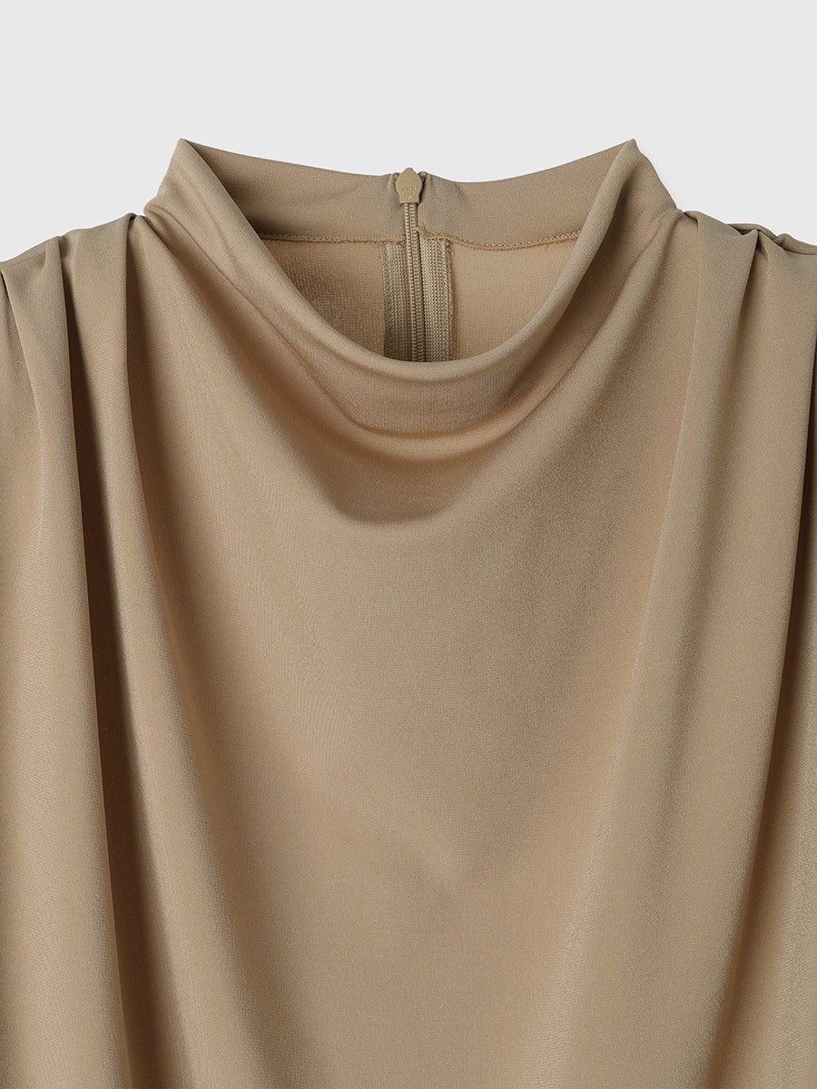 ギャザードレープカットトップス