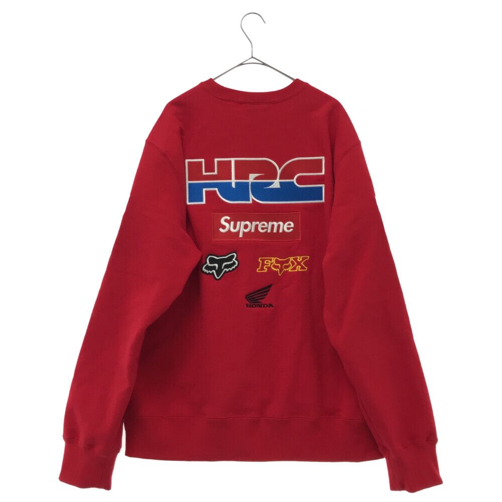 SUPREME (シュプリーム) 19AW Honda/Fox Racing Crewneck Sweatshirt