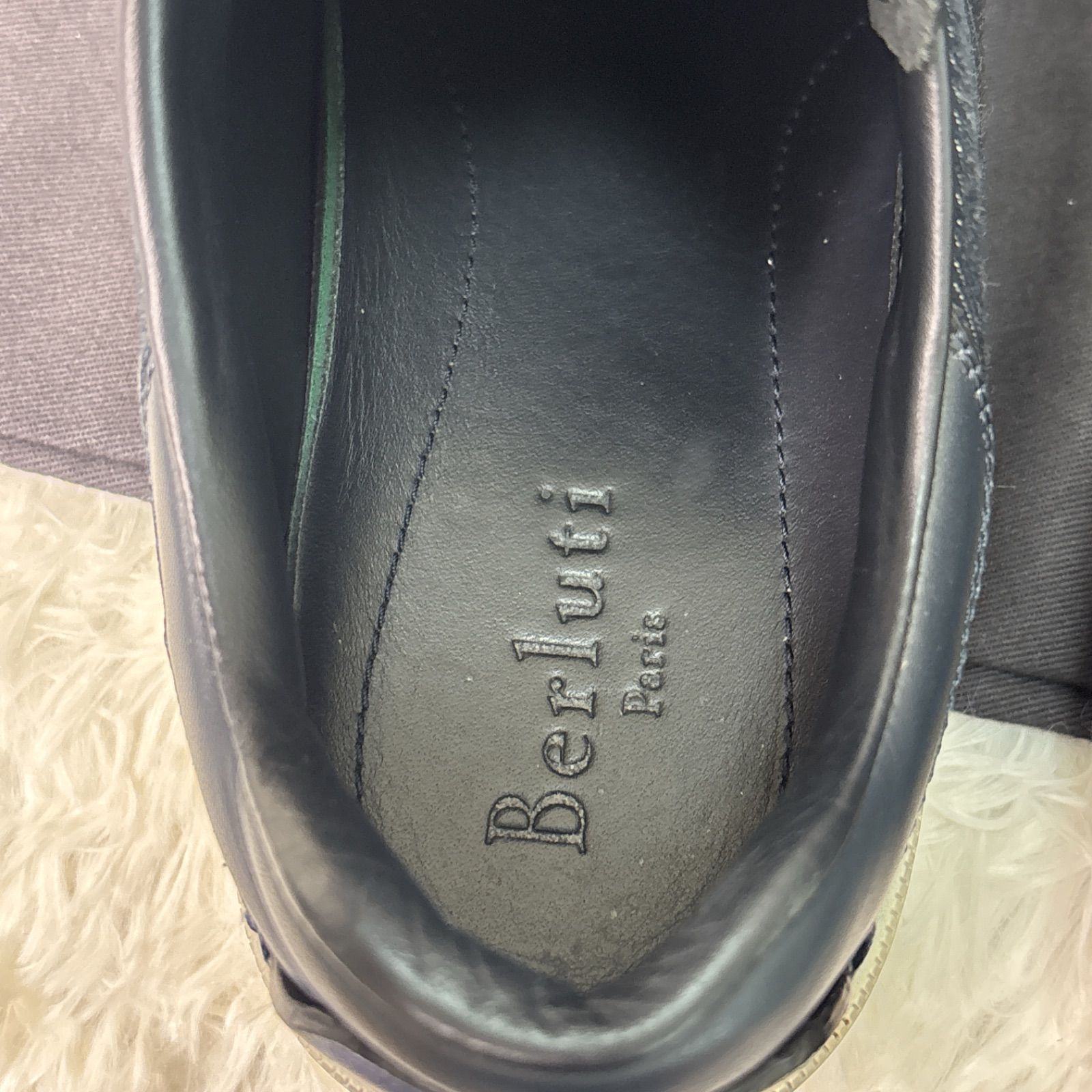 BERLUTI ベルルッティ メンズ スニーカー レザー デニム - メルカリ
