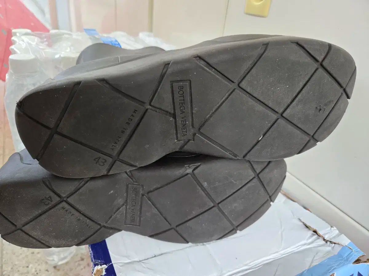 レインブーツ ブラウン