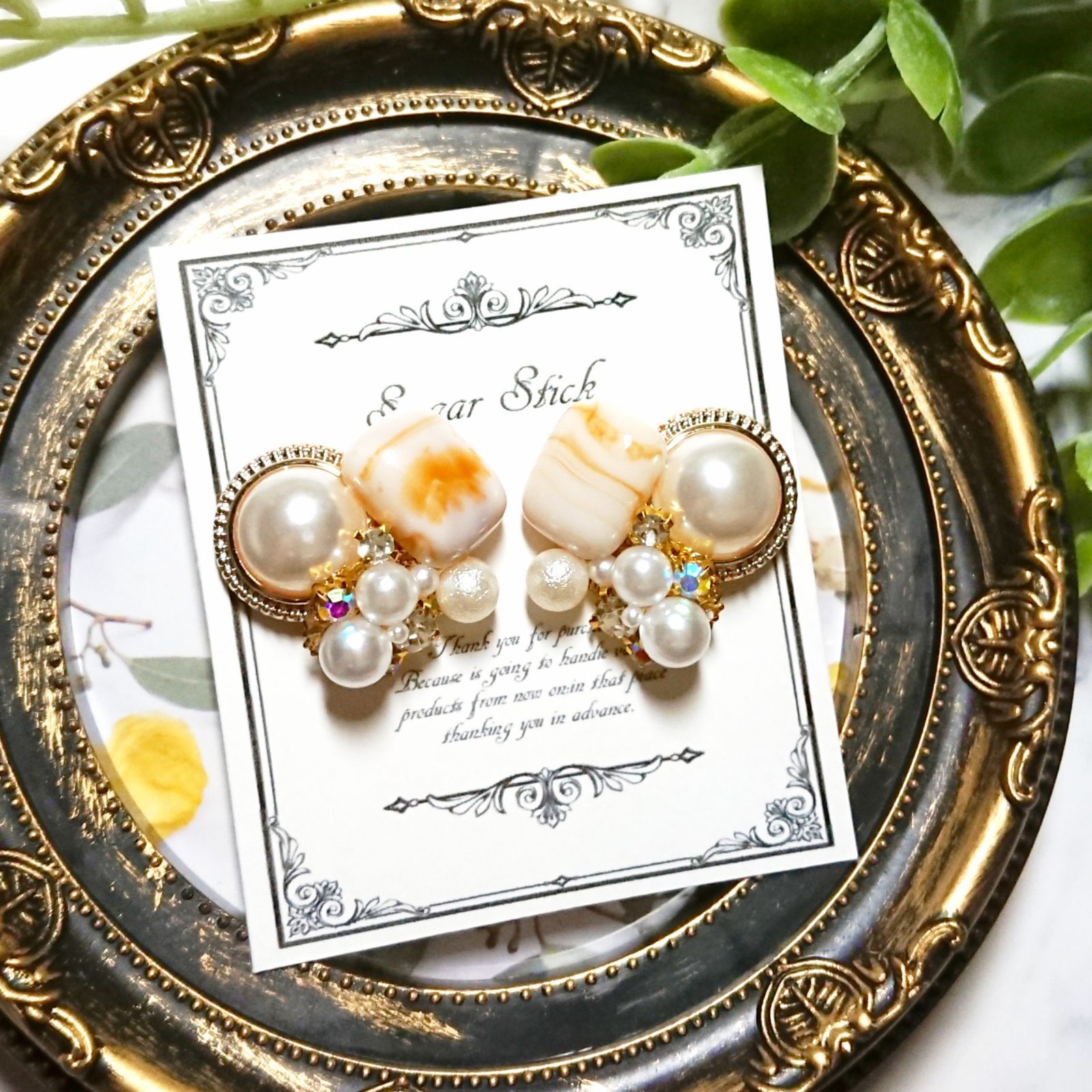 アンティークボタンカボションセット⃘*.゜ ヴィンテージオリジナルカボション ボタンセット ボタンまとめ売り 100