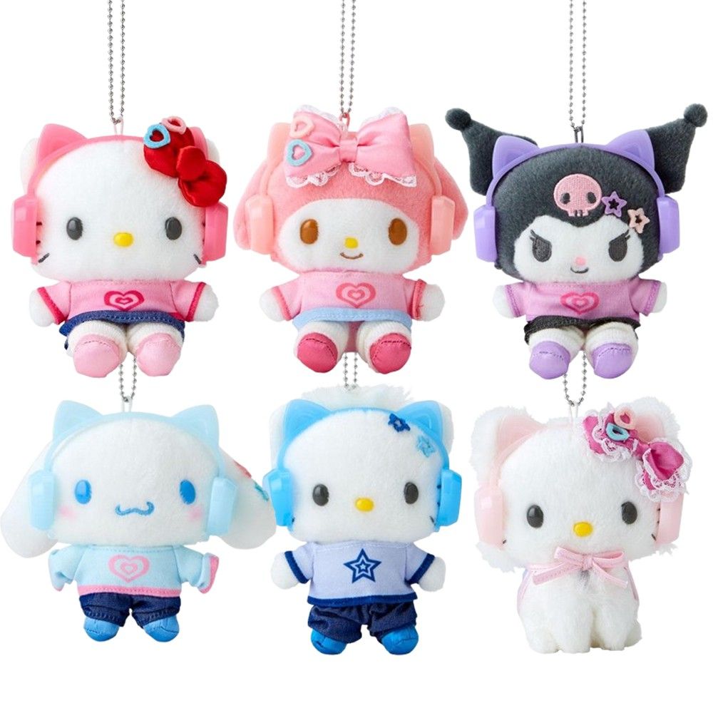 平成レトロ♡サンリオ♡ちびまる♡ぬいぐるみ♡ストラップ♡マスコット♡当時物 サンリオ マスコットホルダー ウチらの平成ポップスデザイン