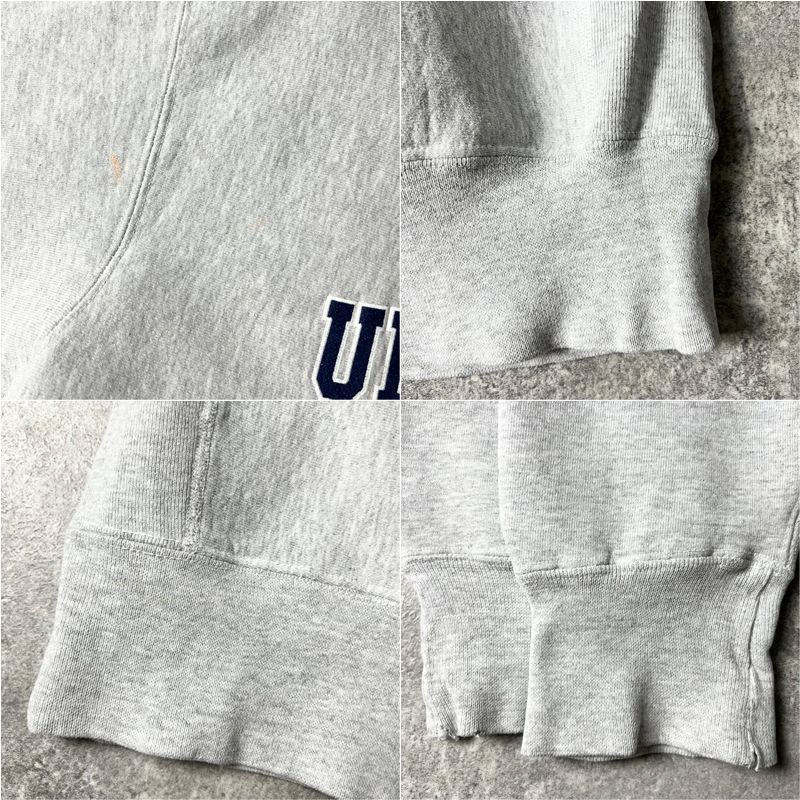 USA製 the cotton exchange 3段プリント スウェット L 古着 90s USA製 The Cotton Exchange 「CRAND VALLEY STATE」 3