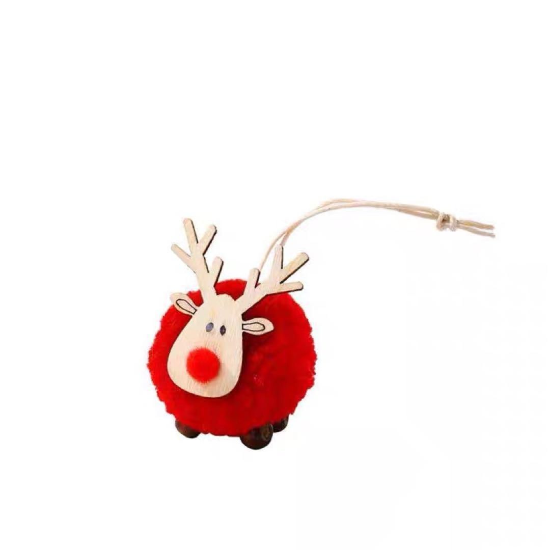 ☘️特別価格❤️超可愛い❤モスアゲート　トナカイ クリスマス 装飾品 トナカイ 4個セット 北欧 ツリー