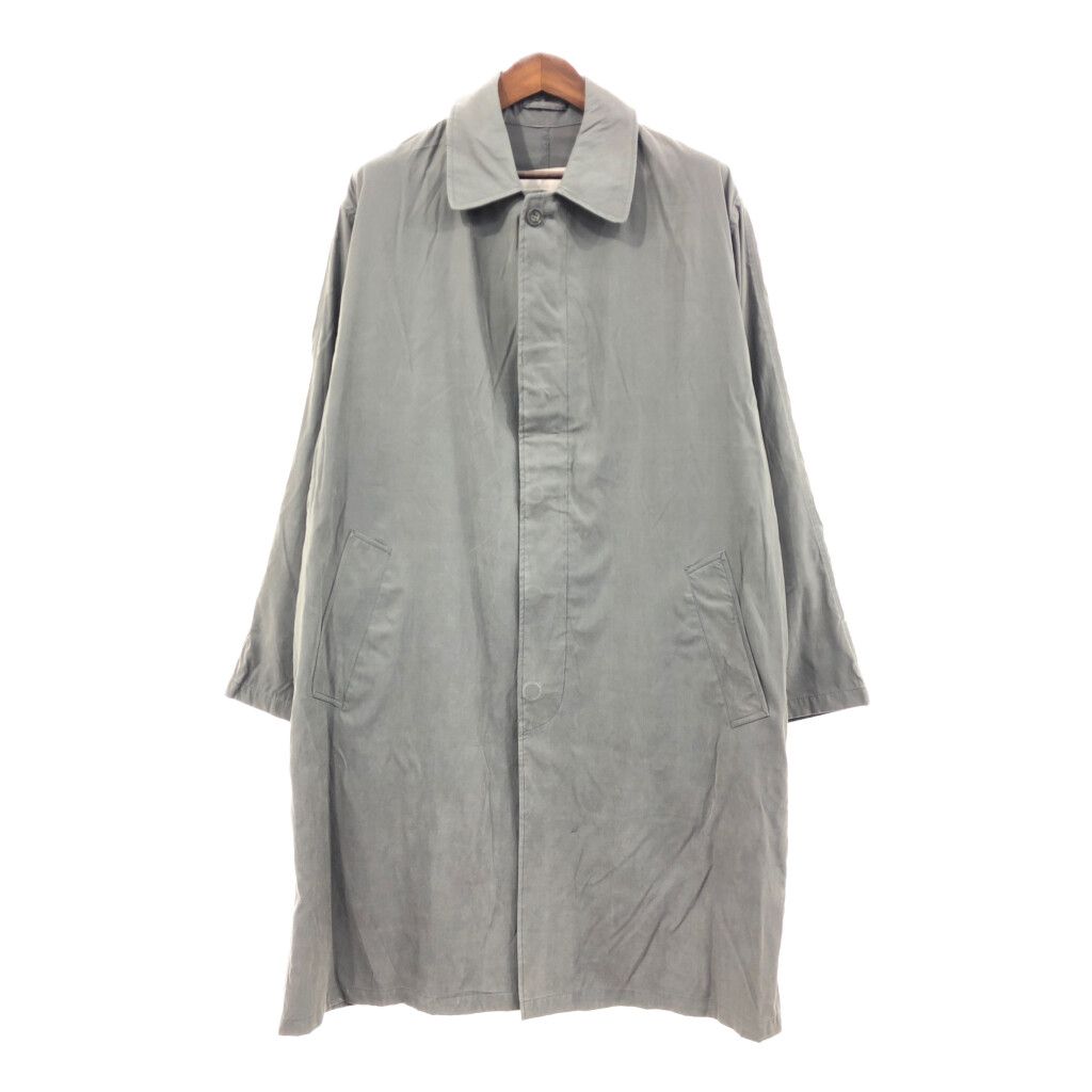 \"LONDON FOG\"ロンドンフォグ Balmacaan coat 70's/LONDON FOG/ステンカラーコート【38REG】茶味オリーブ系