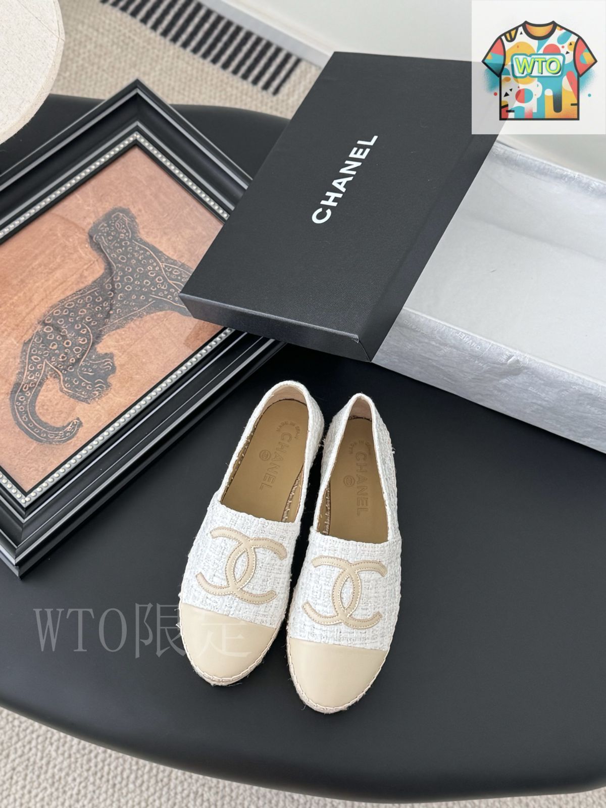 シンプルで履きやすい♪【CHANEL】エスパドリーユ org.jpg