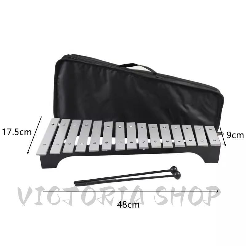 中古】全音 ゼンオンZEN-ON No.226Zグロッケン鉄琴バチスタンド付き