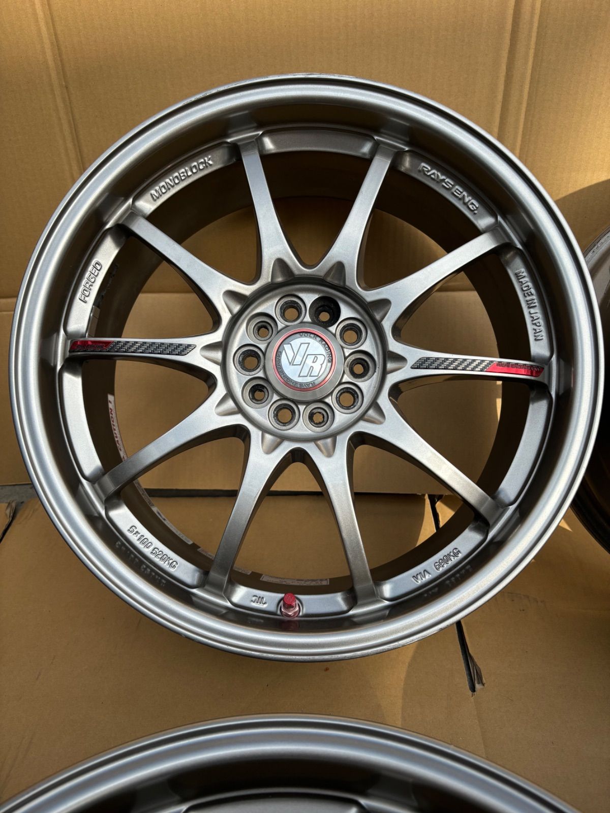 ☆RAYS VOLK RACING CE28 GENESIS 18インチ 7.5J +50 100 5H