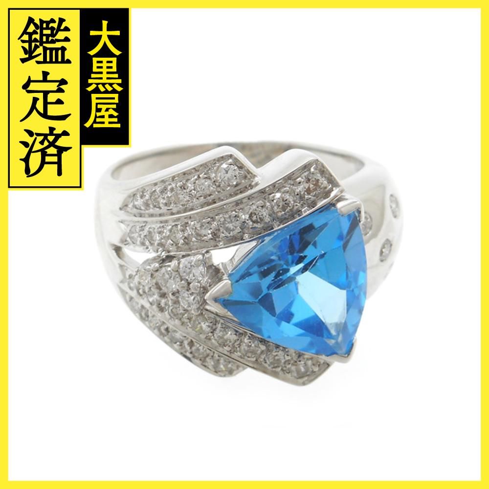 【大黒屋21】JEWELRY ノンブランドジュエリー ダイヤモンド リング K18 D1.11 3.4g #11 JEWELRY ノンブランドジュエリー リング PT900 R ルビー0.31 D