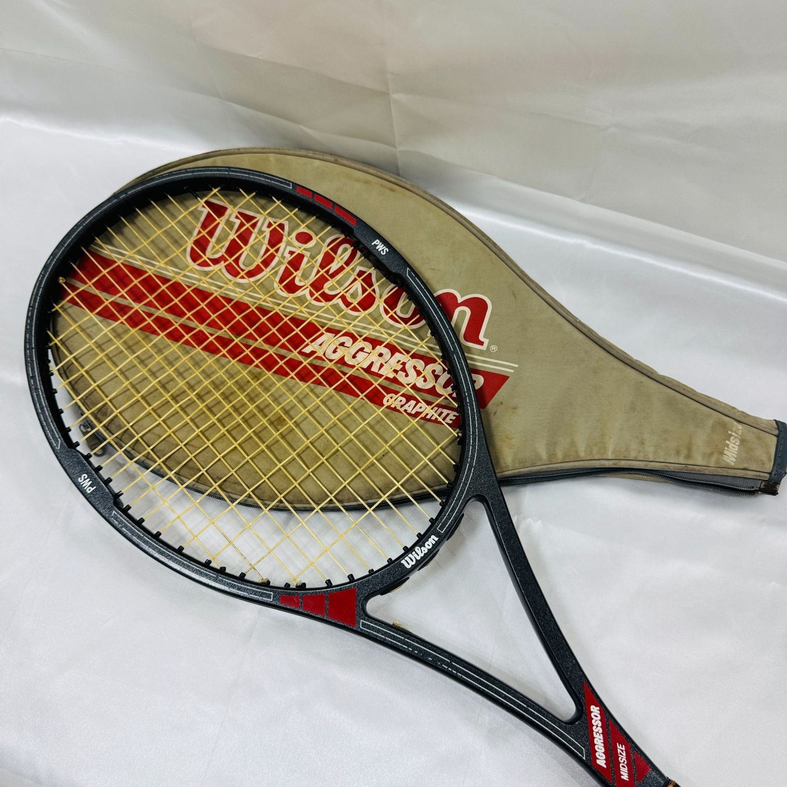 A【カバー付き】Wilson ウィルソン テニスラケット AGGRESSOR