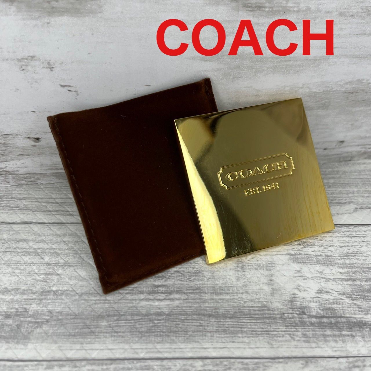 COACH＊手鏡＊コンパクトミラー＊雑誌付録 - メイク道具・化粧小物