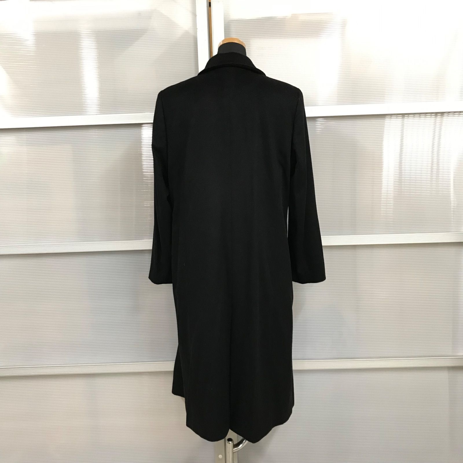 バルマン ロングコート カシミア 100％ ブラック ◇ピエールバルマン