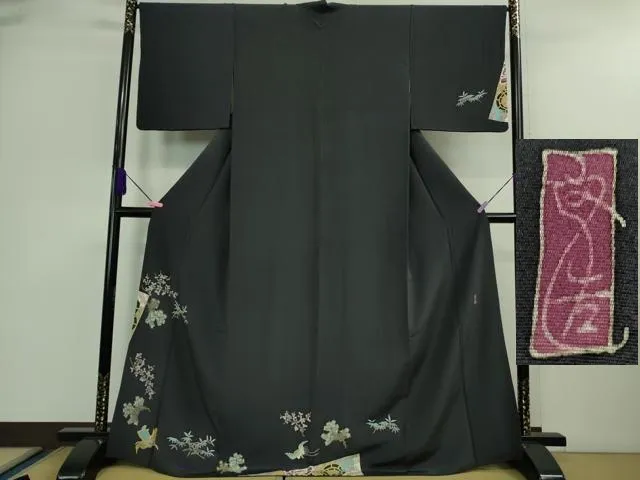 加賀友禅 宮野勇造 黒留袖 落款入 仮絵羽 未仕立て品 「華扇」正絹 八掛付き 2025年最新】宮野勇造の人気アイテム - メルカリ