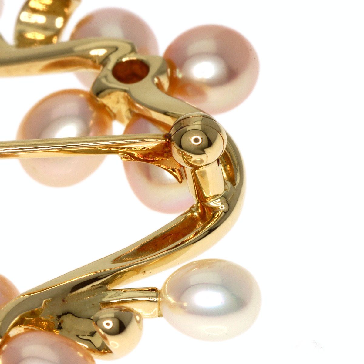 美品です❤︎ ミキモト　パール　本真珠　ブローチ　② MIKIMOTO ミキモト パール 真珠 ブローチ K18YG レディース