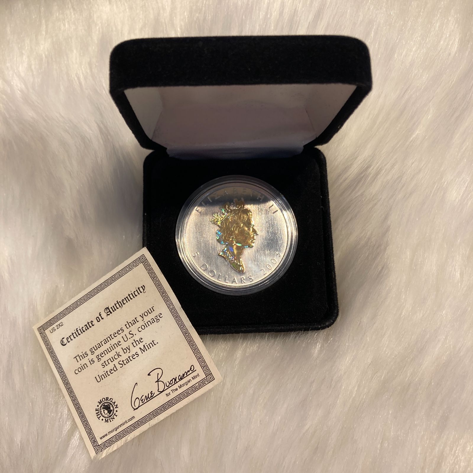 カナダ国旗 カナダ メイプルリーフ 銀貨 2003 記念硬貨