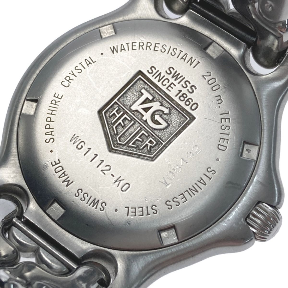☆☆TAG HEUER タグホイヤー S/el セルシリーズ プロフェッショナル WG1112-K0 ホワイト クォーツ メンズ 腕時計