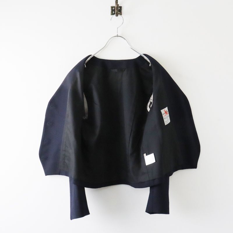 MARGARET HOWELL FOX BROTHERS ノーカラージャケット 美品 マーガレットハウエル MARGARET HOWELL × FOX BROTHERS