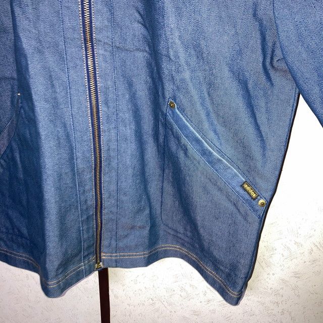 adidas デニムジャケット 3本ライン 00'adidas 3本ライン デニムトラックジャケット - メルカリ