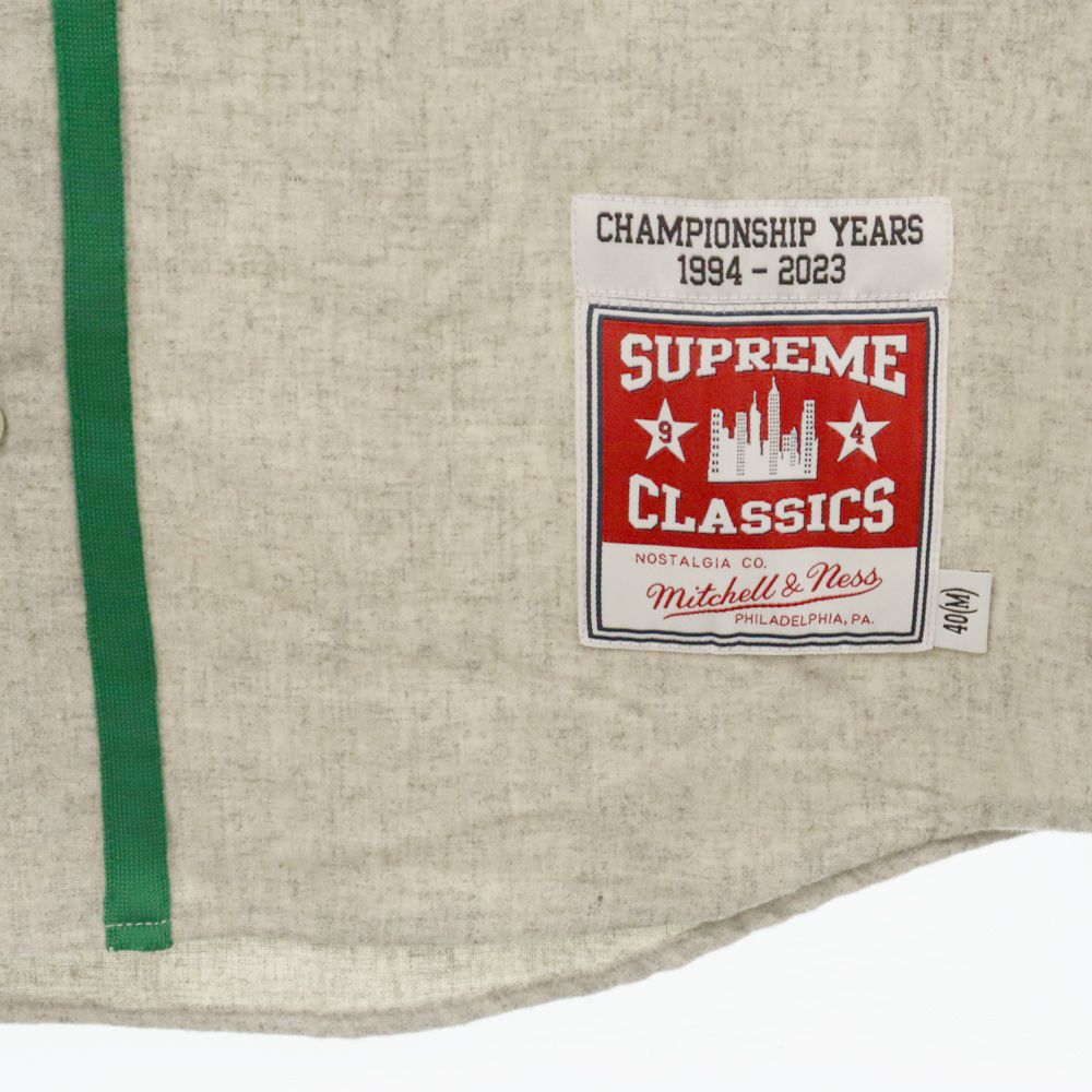 Supreme ベースボールシャツ 23AW Mitchell & Ness 中古・古着通販】SUPREME (シュプリーム) MITCHELL & NESS (ミッチェル