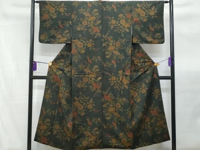 平和屋着物□上質な小紋 辻が花 暈し染め 正絹 逸品 CAAZ0623xi 平和屋