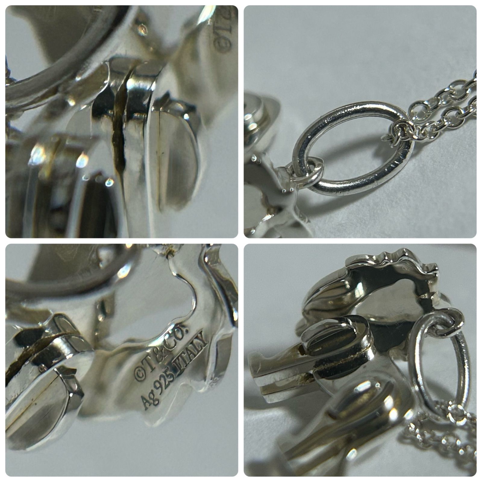 希少❗️ ティファニー オニキス ビーンズ SILVER925 ネックレス Tiffany & Co. - TIFFANY ティファニー SV925 ビーンズ