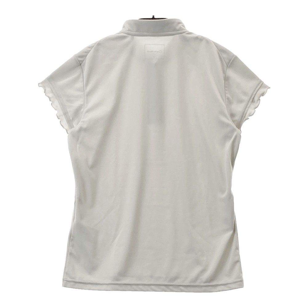 サイズ：M TAYLOR MADE テーラーメイド フリル半袖Tシャツ ベージュ系 